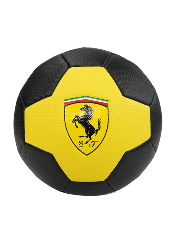 

Ferrari One Size Sewing Soccer Ball, Yellow/Black