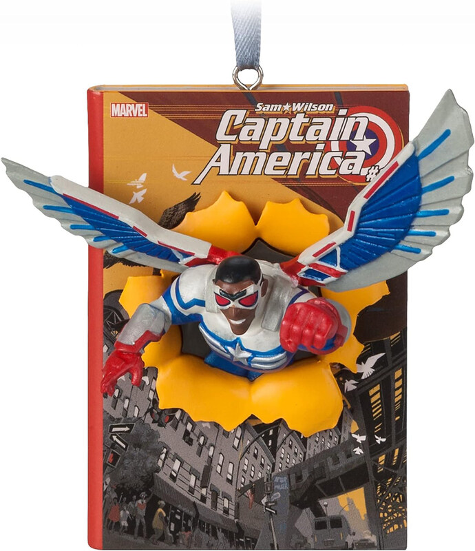 

Marvel Captain America Sam Wilson Sketchbook Ornament, Multicolour