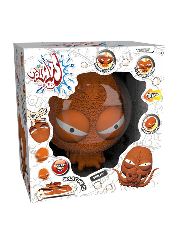 

Shush Splats Head - Skilfy: The Ultimate Stress-Relieving, Shape-Shifting Fun Toy, Ages 5+