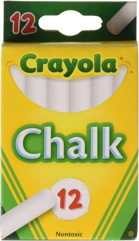 

Crayola White Chalk, 12 Pieces, White