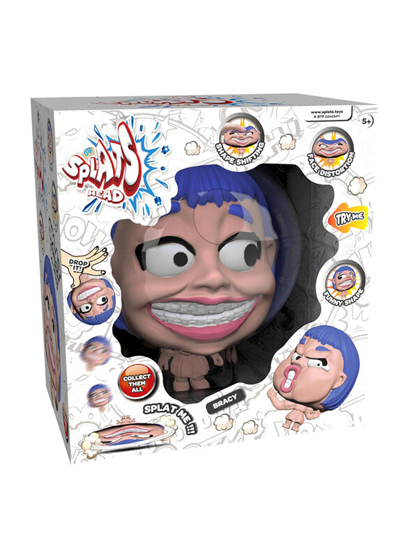 

Shush Splats Head - Bracy: The Ultimate Stress-Relieving, Shape-Shifting Fun Toy, Ages 5+