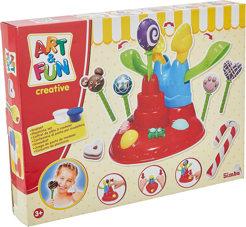 

Simba Art & Fun Dough Set Sweets, Multicolour, Ages 3+