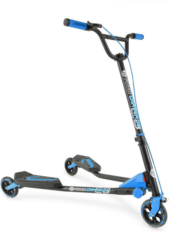 

Yvolution Y Fliker Carver C3 Scooter, Blue