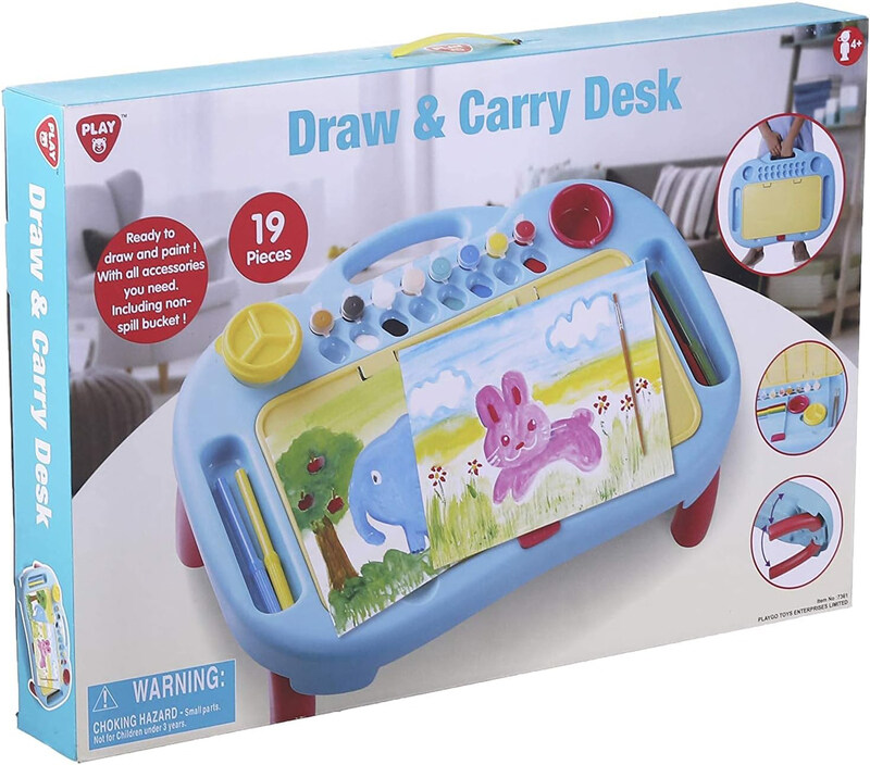 

PlayGo China Colouring Draw & Carry Desk, Multicolour, Ages 4+