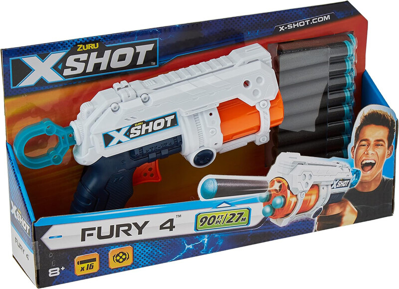 

Zuru X Shot Excel Fury 4 Open Box, 17 Pieces, Ages 8+