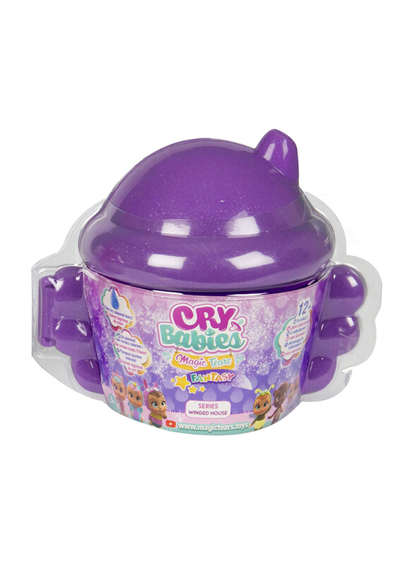

Cry Babies Magic Tears Winged House Mini Collectable Glittery Dolls with Real Tears & Accessories, Ages 12+