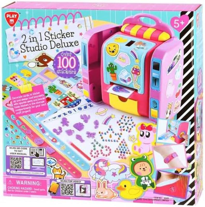 

PlayGo 2 in 1 Studio Deluxe Stickers, Multicolour, Ages 5+