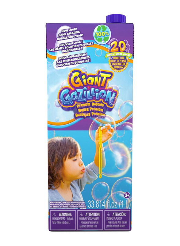 

Gazillion Bubble Giant Solution Box, 1 Litter, Ages 3+