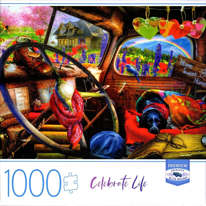 

Staci19 1000-Piece Celebrate Life Home Sweet Home Puzzle, Ages 15+