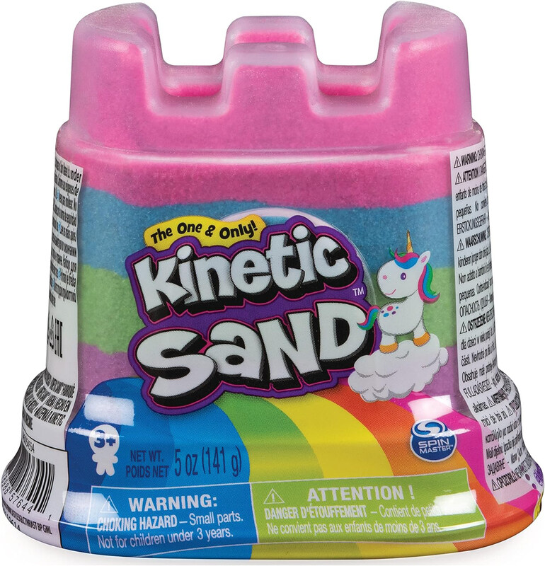 

Kinetic Sand, Rainbow Unicorn Multicolor 5oz Single Container, Ages 3+