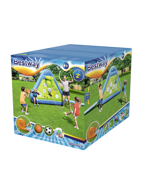 Bestway Sport Triple Play Board, Blue/Green, Ages 6+