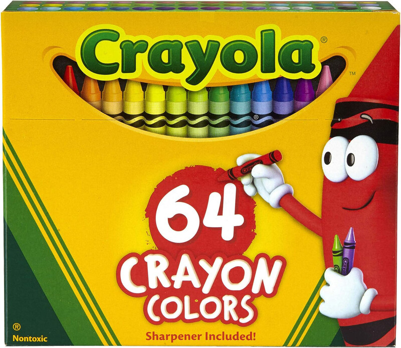 

Crayola Non Peggable Crayons, 64 Pieces, Multicolour