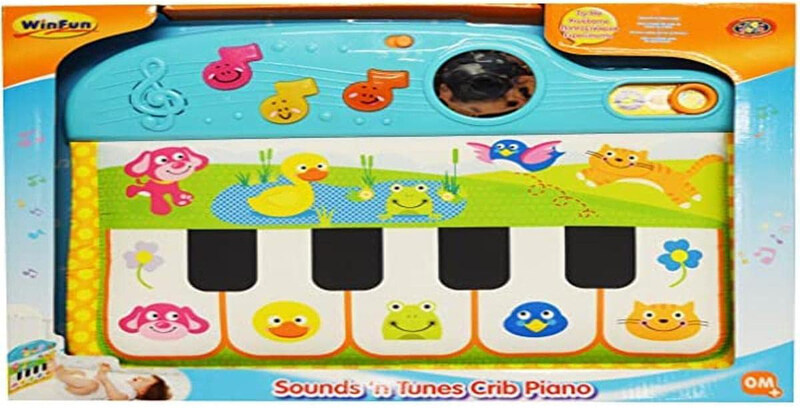 

Winfun Sounds 'N Tunes Crib Piano, Multicolour, Ages 3+