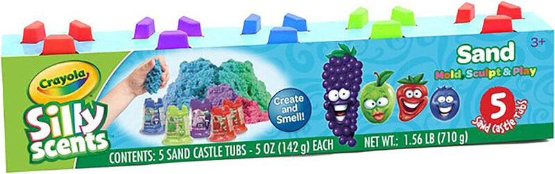 

Crayola Silly Scent Sand, 5 x 5oz, Multicolour