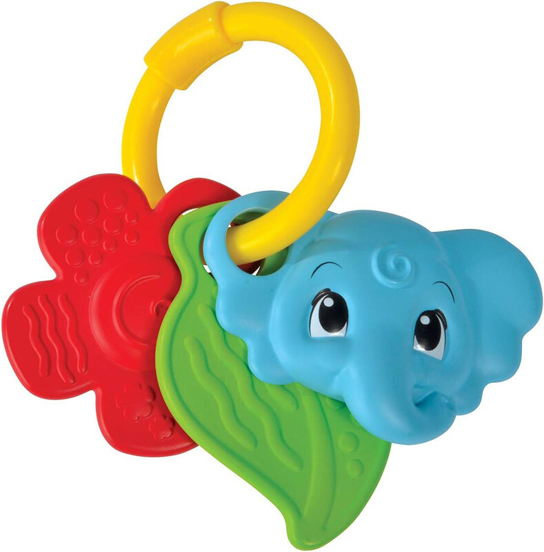 

Simba ABC Elephant Ring Rattle, Multicolour, Ages 3+ Months