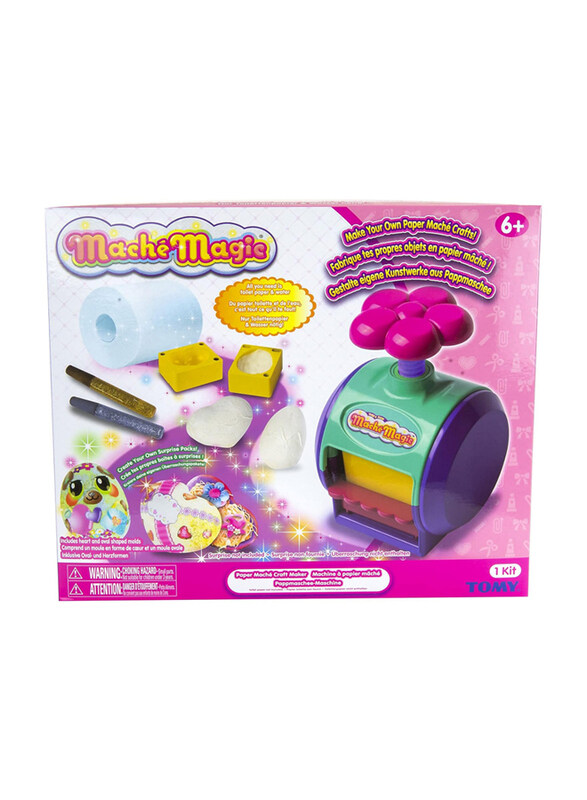 

Tomy Arts & Craft Creative Play Mache Magic, T12365L3, Ages 6+