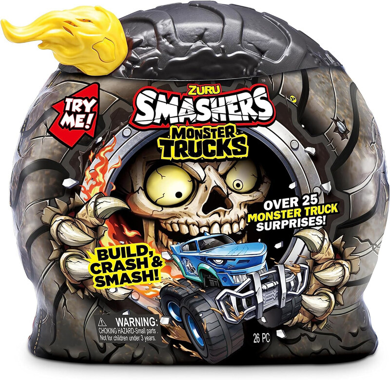 

Zuru Smashers Monster Truck Surprise Playset, 26 Pieces, Ages 3+