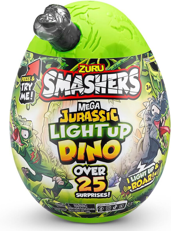 

Zuru Color Land Toys Smashers Mega Jurassic Light-up Egg, 1 Piece, Age 5+