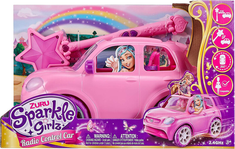 

Zuru Sparkle Girlz Radio Controlled Car with Wand Remote & 360 Degree Control, 2 Pieces, Ages 3+