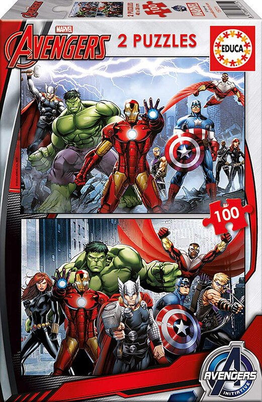 

Educa 100-Pieces Borras Puzzles Avengers, Ages 6+