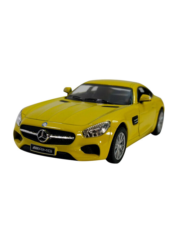 

Kinsmart Mercedes-Benz AMG GT 5388D 1/36 Scale Diecast Model Toy Car, Yellow