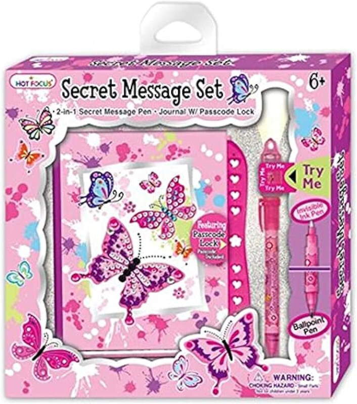 

Hot Focus Hammond Toys Butterfly Secret Message, Ages 5+