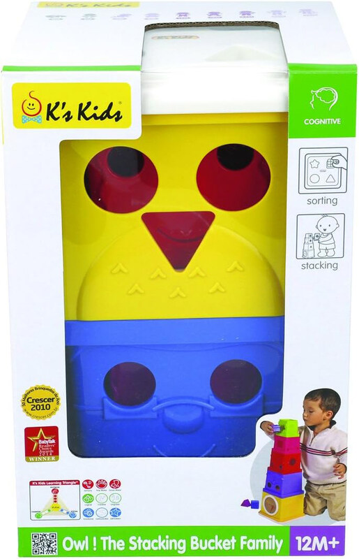 

K's Kids Owl! The Stacking Bucket Family, Ages 1+
