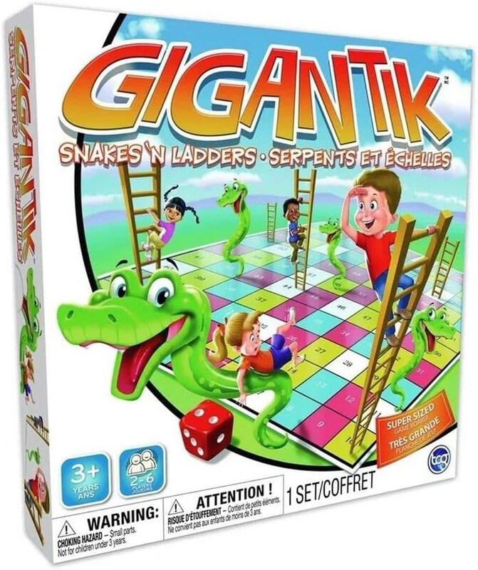 

TCG Gigantik Snakes and Ladder, Ages 3+