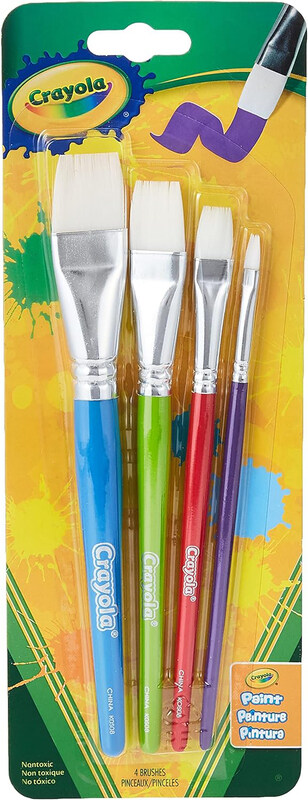 

Crayola Flat Brush Set, 4 Pieces, Multicolour