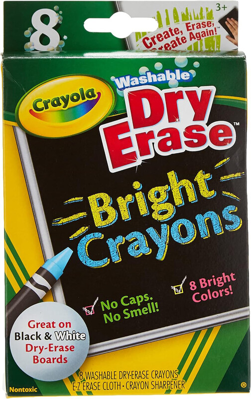 

Crayola Dry Erase Crayons, 8 Pieces, Multicolour