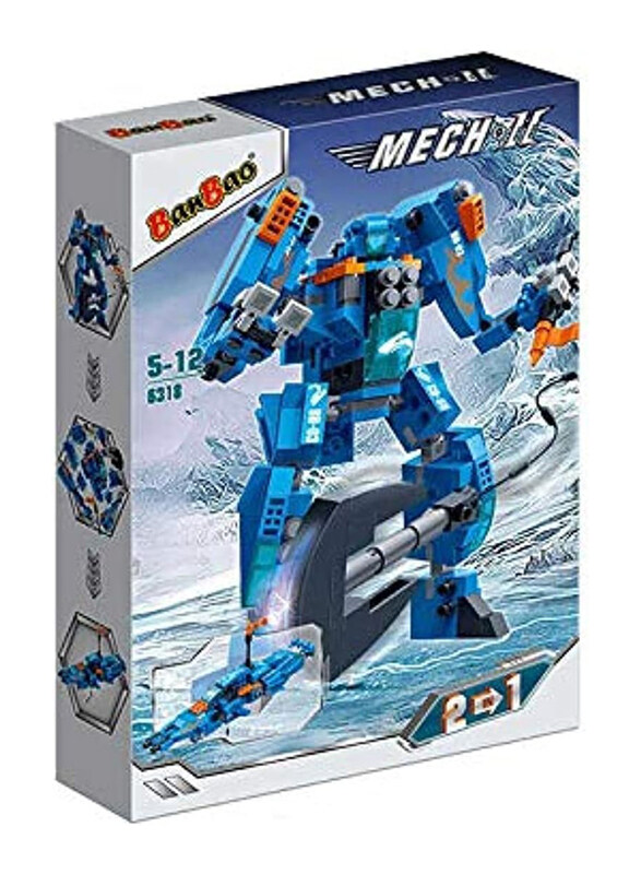 

Banbao Mech Ii 2 In1, 6318, 291 Piece, Ages 5+
