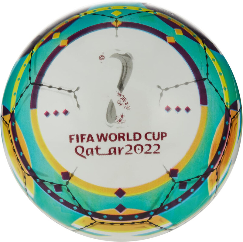 

Mondo 23cm Bio FIFA World Cup 2022 Khalifa Pvc Ball, Multicolour, Ages 2+