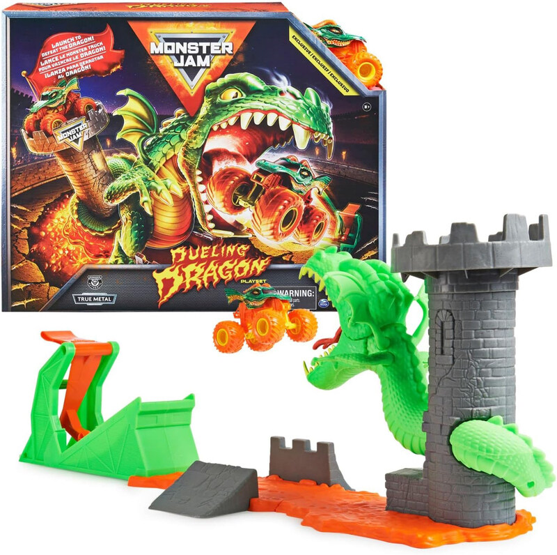 

Monster Jam Dueling Dragon Playset, Ages 3+