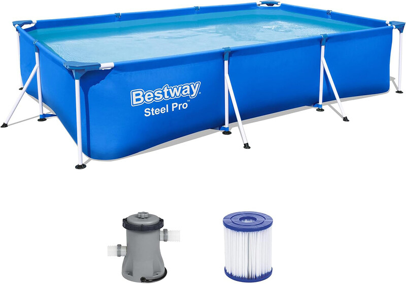 

Bestway 3300L Steel Pro Frame Pool, Blue
