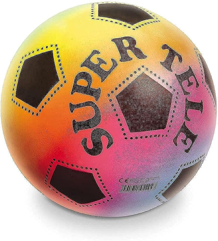 

Mondo 23cm Bioball Supertele Rainbow Soccer Ball, Rainbow