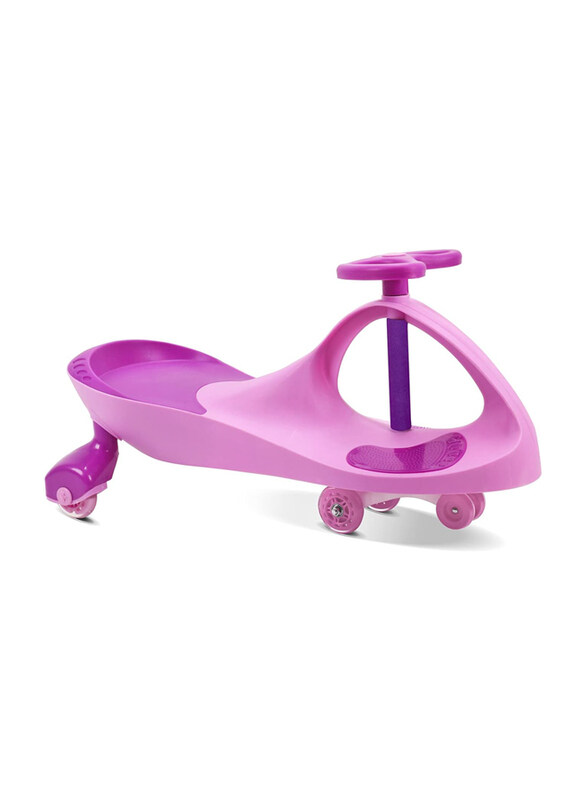 

Ziggy Kids Ride-On Twist Car Swing Car Sliding Pu Wheels Anti-Rollover Walker, Pink, Ages 1+