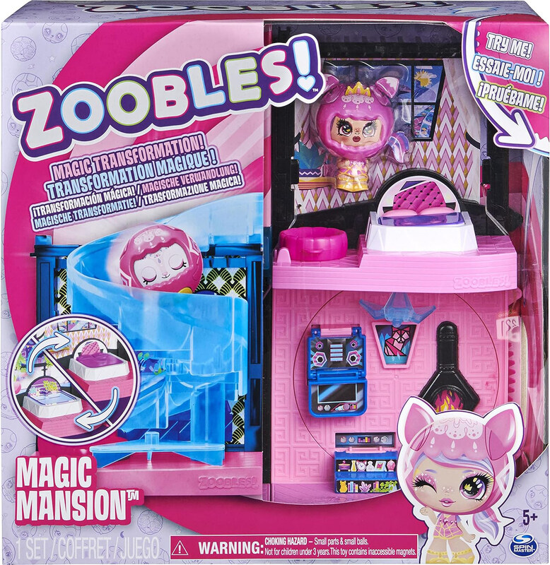 

Zoobles Jakks Pacific Magic Mansion Spinning Playset, Ages 5+