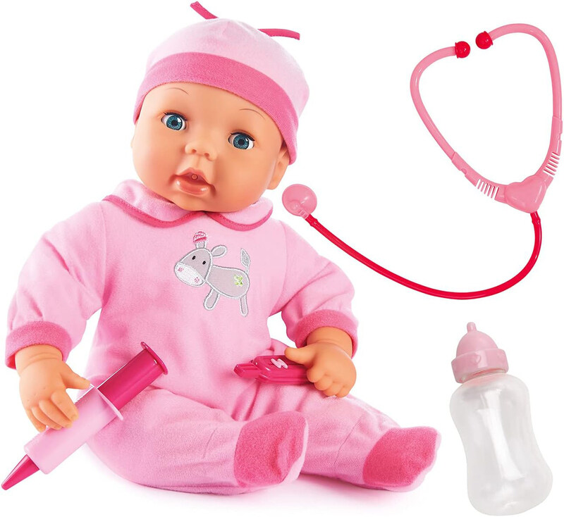 

Bayer Design Interactive Doctor Baby Doll Set with Medical Kit, Ages 3+