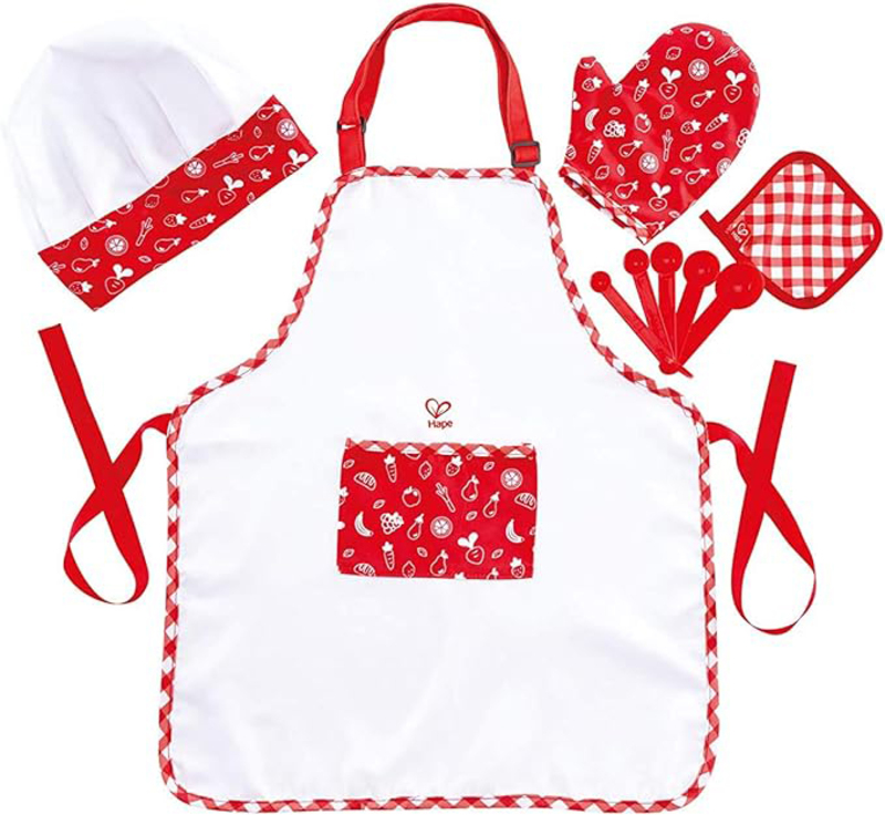 

Hape Chef Dress Up Play Set with Cooking Accessories Set, Ages 3+