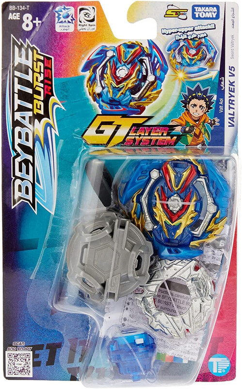 

Takara Tomy BeyBattle Burst S4 W1 Starter Sword Valtryek V5, Ages 8+