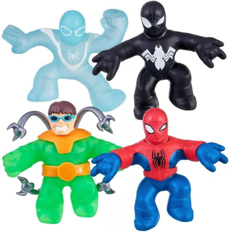 

Heroes of Goo Jit Zu Marvel Spider-Man Mega Pack, 4 Piece, Ages 4+