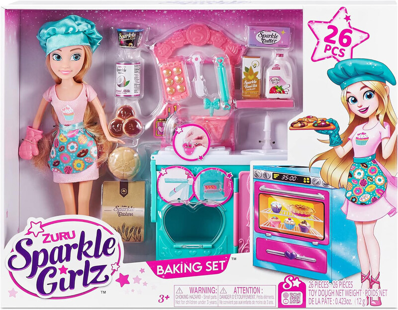 

Zuru United Pacific Designs Sparkle Girlz Pacific Designs Bake Off Playset, Ages 5+