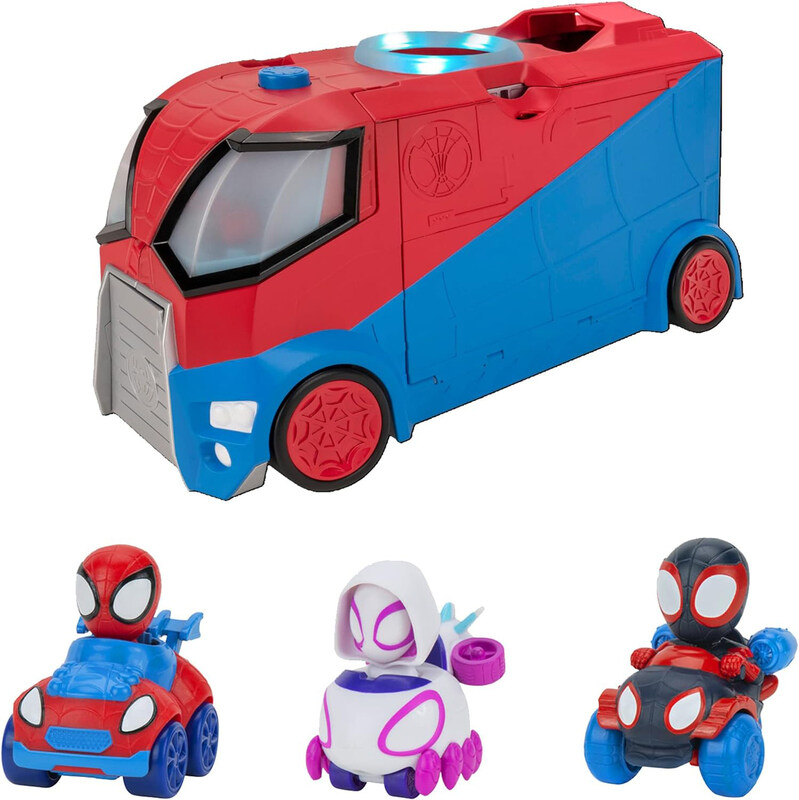 

Marvel Spidey and His Amazing Friends Web Transporter Feature Vehicle with Lights & Sounds, Ages 3+