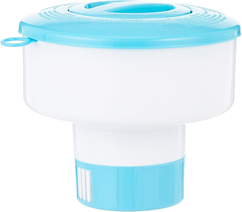 

Intex Swimming Pool Floating Chemical Dispenser, 29041, White/Blue