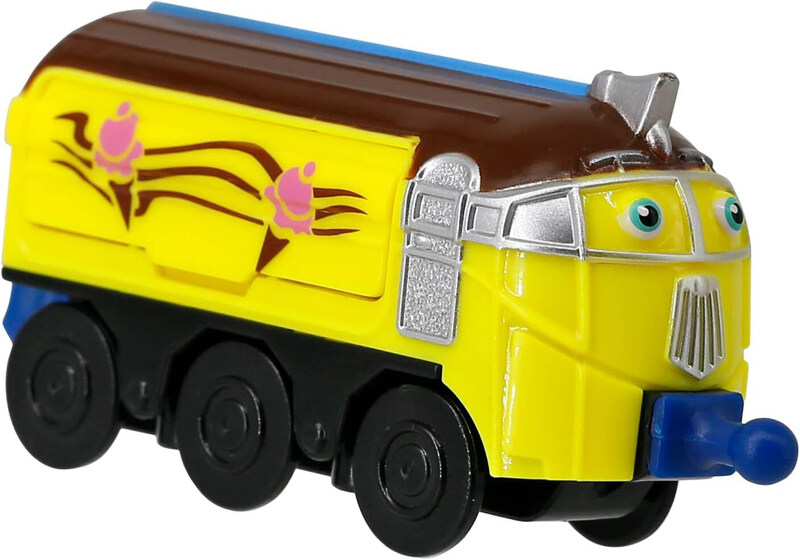 

Chuggington 3.75-inch Look Alive Chuggers Frostini Toy Train with Surprise Motion Feature, Free-Rolling Wheel, EU890304, Ages 3+