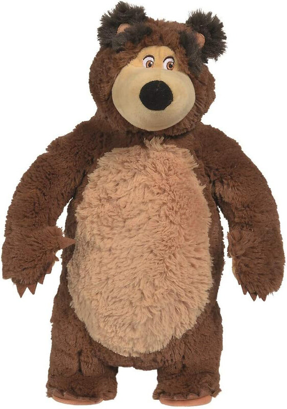 

Masha and the Bear 40cm Soft Toy Bear, Brown, Ages 3+