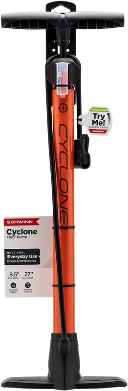 

Schwinn Cyclone Floor Pump, Orange
