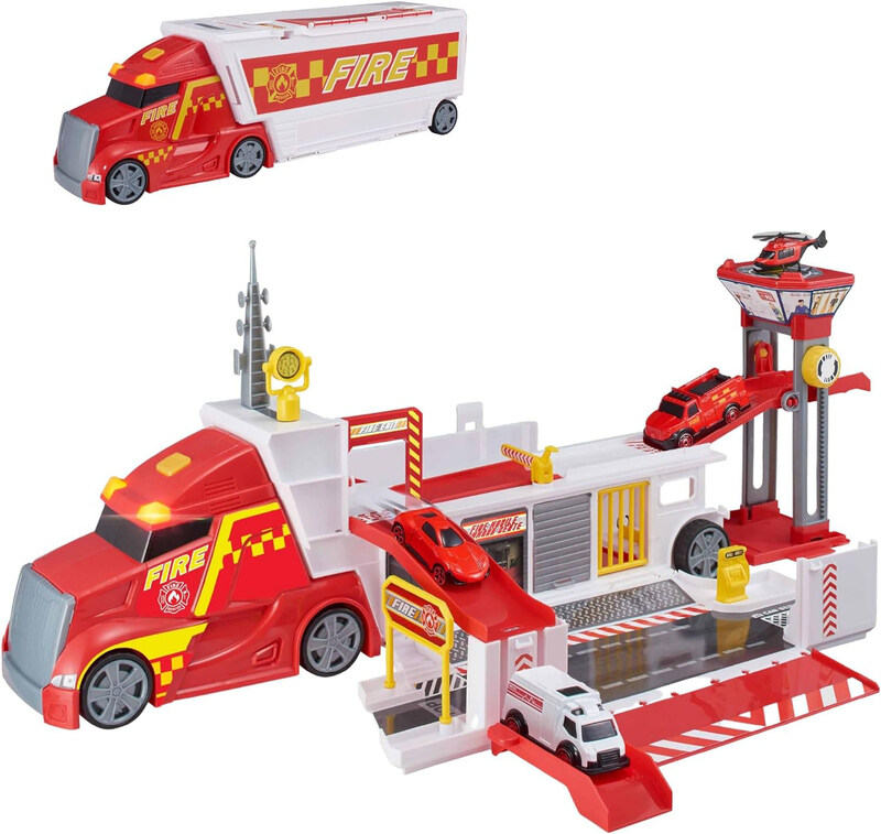 

Teamsterz Hamleys Cars Fire Command Truck Set, 5 Pieces, Ages 3+