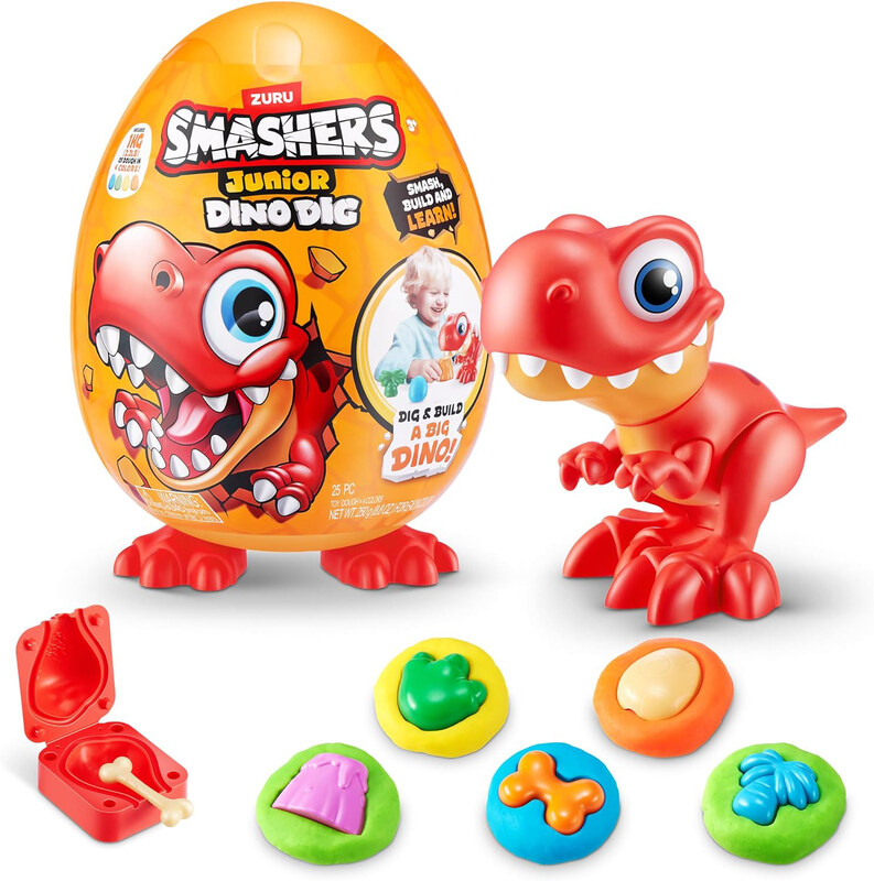 

Zuru Smashers Large Egg T-Rex Dinosaur Smashers Junior Dino Dig Large Egg, Ages 3+