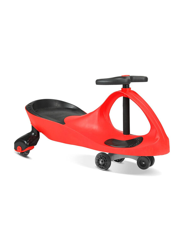 

Ziggy Kids Ride-On Twist Car Swing Car Sliding Pu Wheels Anti-Rollover Walker, Red, Ages 1+